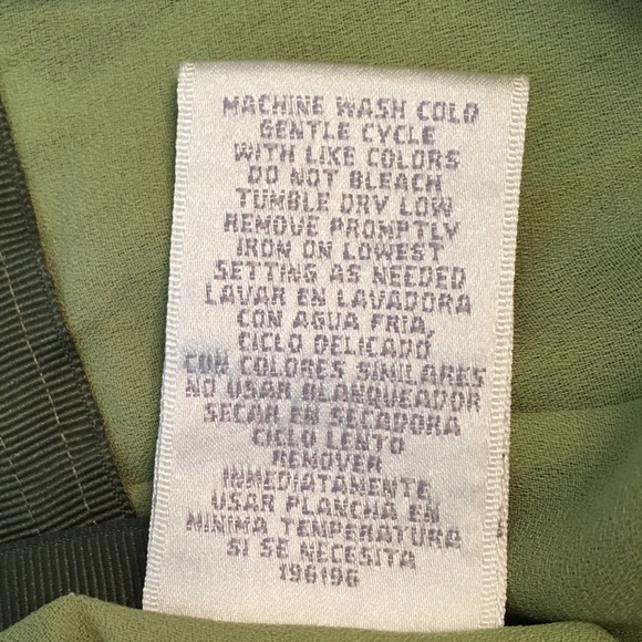 Worthington sheer-lined blue green skirt - Picture 4 of 4